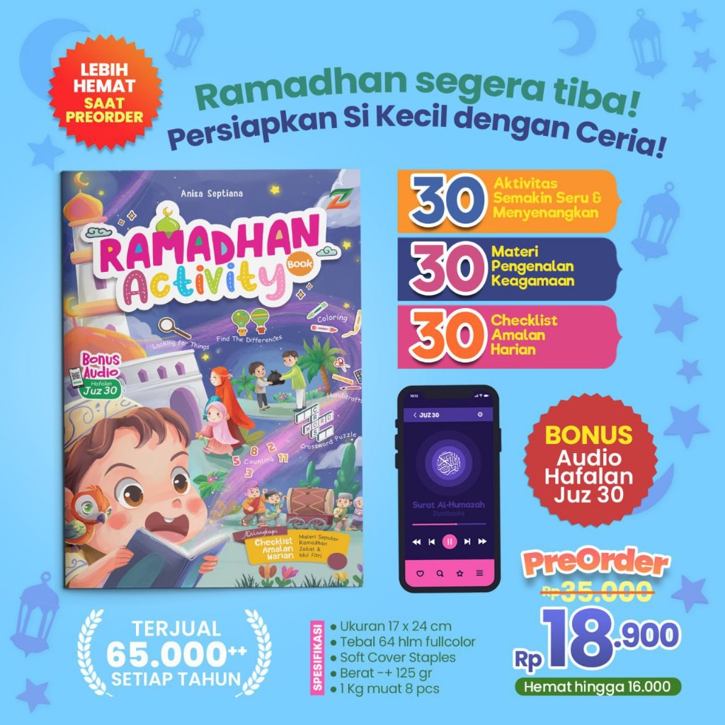 Jual [ZIYADBOOKS] Ramadhan Activity Book 2026 | Play Time Ramadhan ...
