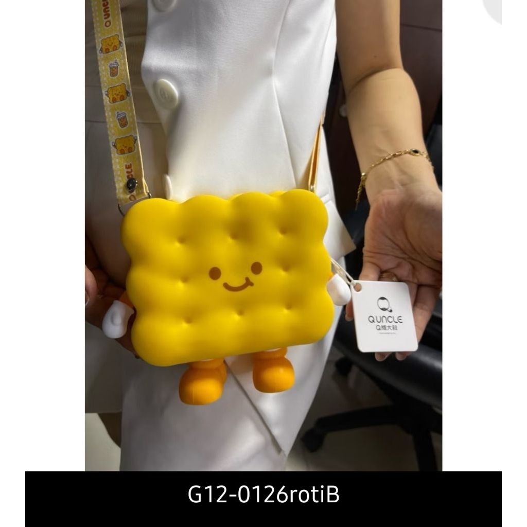 Jual PO - Tas Roti Besar Tali ORi Q-uncle Tas Gemas Lucu Bag Unik ...
