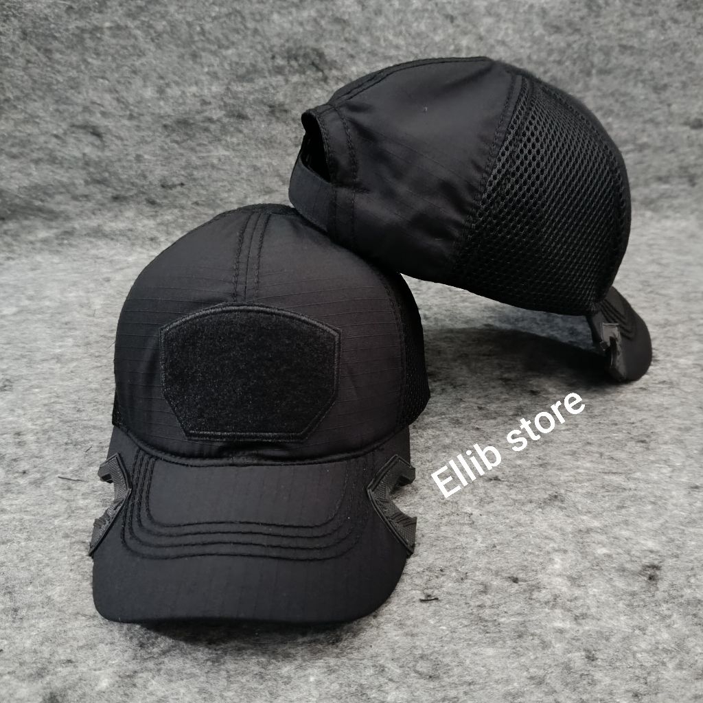 Jual Topi Tactical Coak Hitam Polos Premium / Topi Tactical Coak / Topi ...