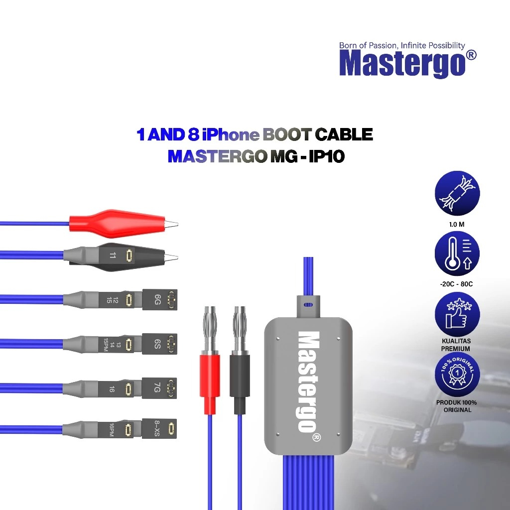 Jual MASTERGO MG-IP10 1 AND 8 IP BOOT CABLE - KABEL TES POINT MG-IP10 ...