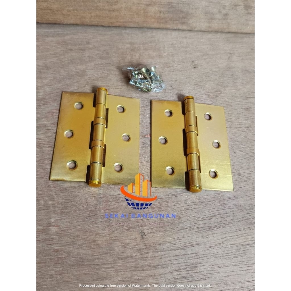 Jual Engsel pintu besi warna kuning dan putih 3inci (sepasang) | Shopee ...