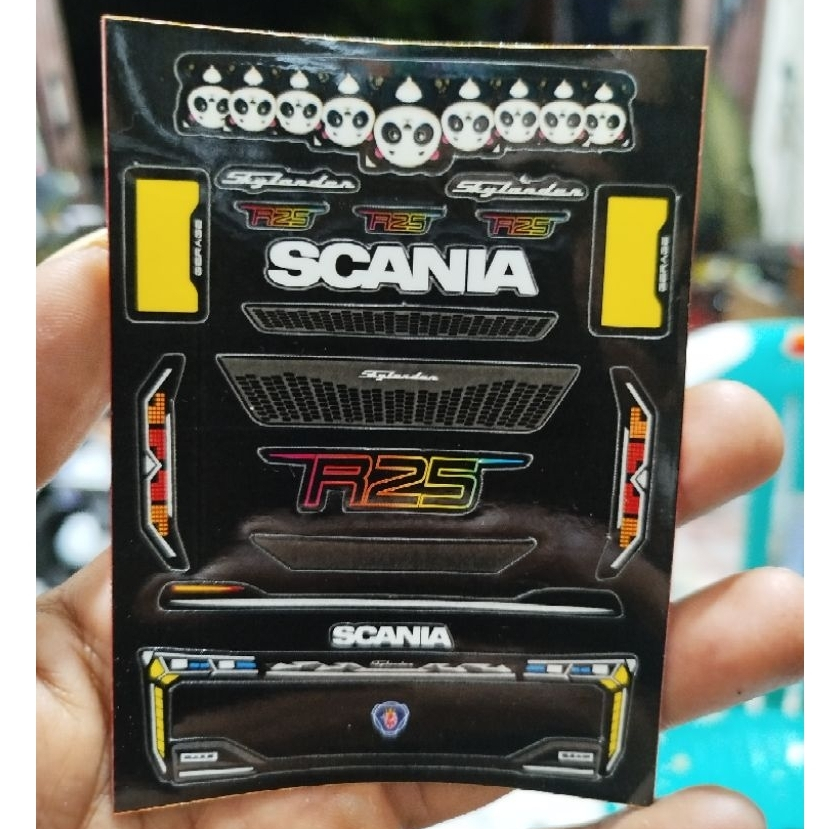 Jual stiker headlamp Skylander r25 untuk miniatur bus rkc | Shopee ...