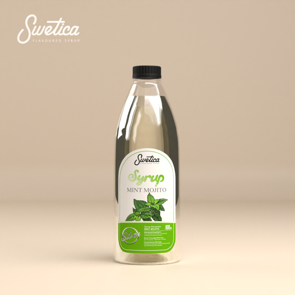 Jual Sirup Silver Rasa Mint Mojito yang Segar 600ml Merk Swetica | Mint ...
