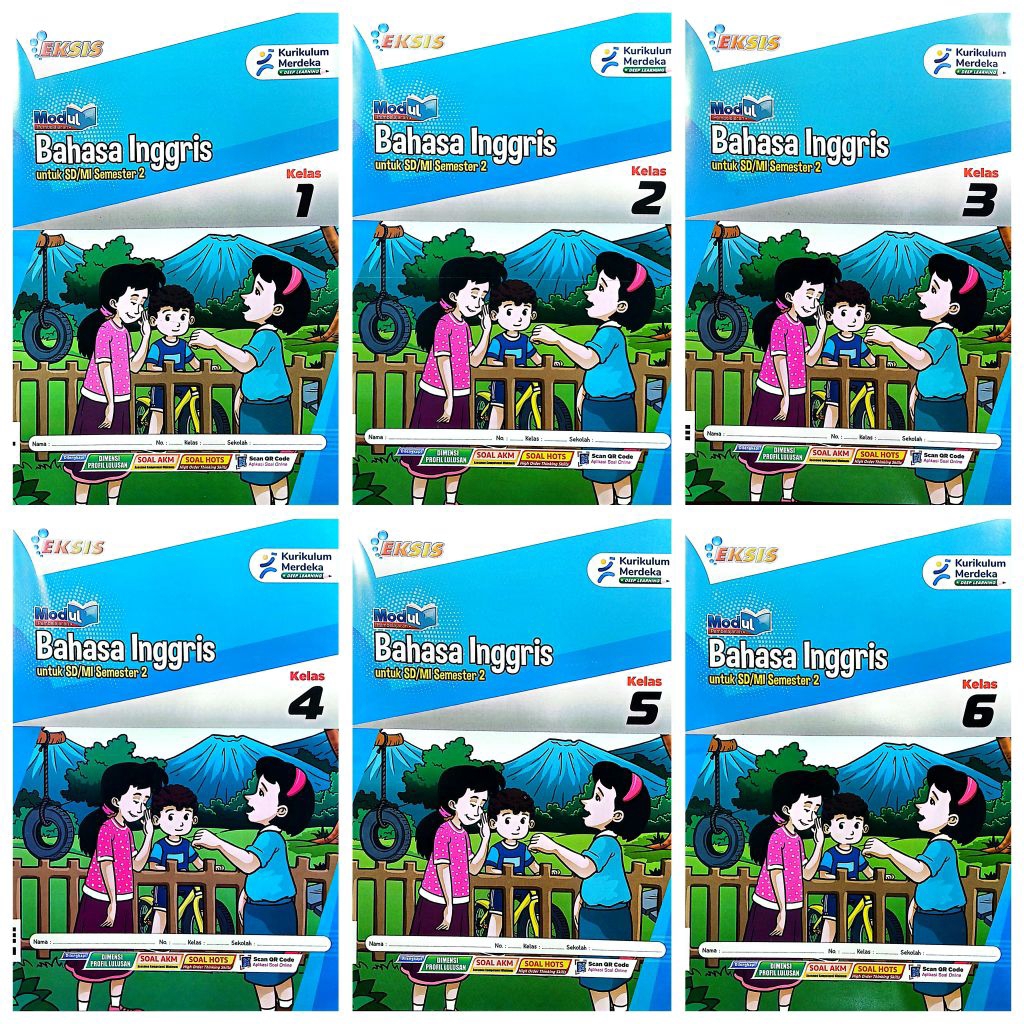 Jual LKS EKSIS SD MI BAHASA INGGRIS KELAS 1 2 3 4 5 6 SEMESTER 2 GENAP ...