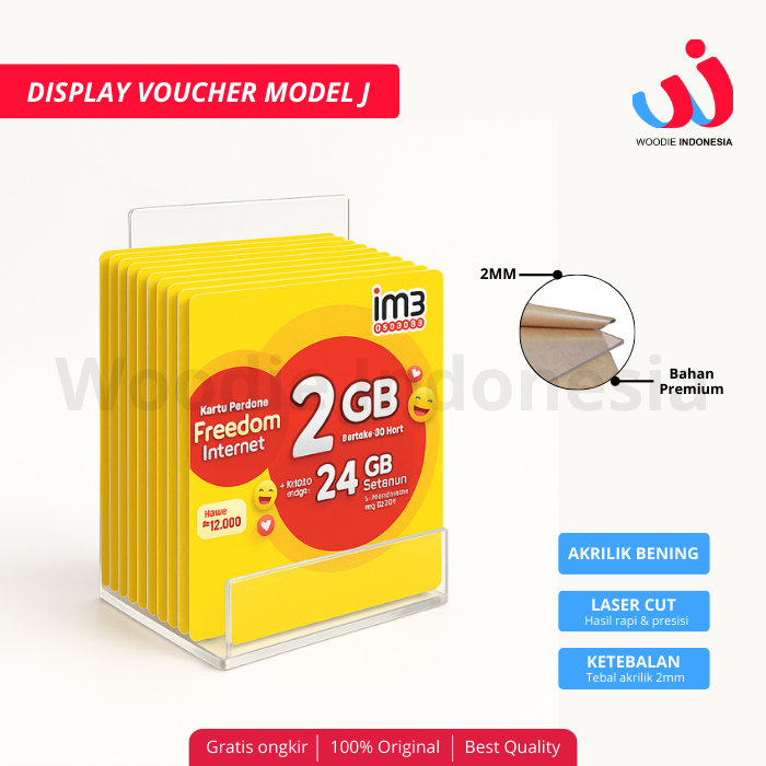 Jual Display Voucher Kartu Perdana Dudukan Voucer Kuota Bahan Akrilik ...