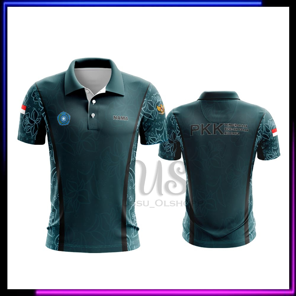 Jual JERSEY BERKERAH PKK PRIA BAJU SERAGAM BATIK PKK NASIONAL LENGAN ...