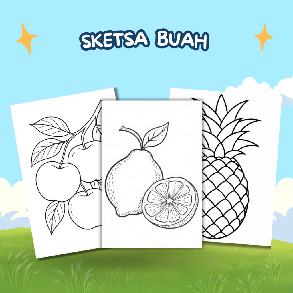 Jual Gambar Mewarnai Buah Terlengkap & Harga Terbaru Mei 2026 | Shopee ...