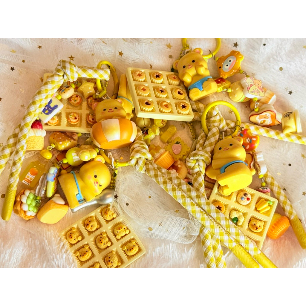 Jual BUTTER BEAR - CUTE BUTTER BEAR - BAGCHARM - KEYCHAIN - HANDMADE ...
