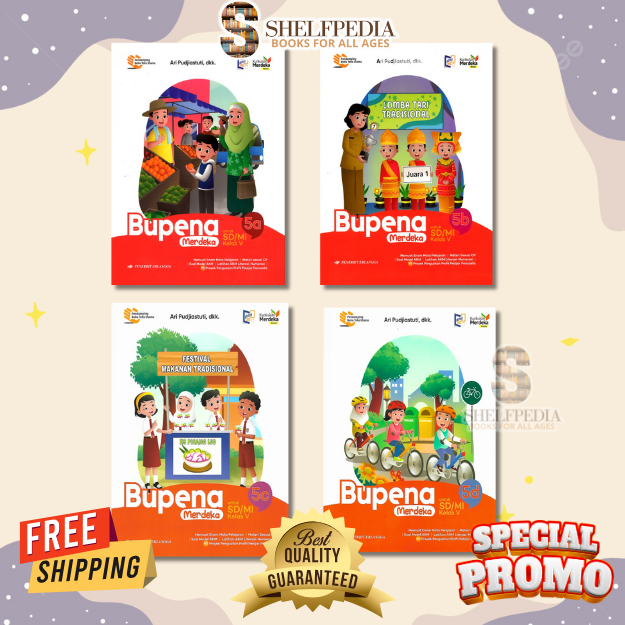 Jual Buku Bupena Kelas 5a 5b 5c 5d Kurikulum Merdeka Edisi Revisi ...