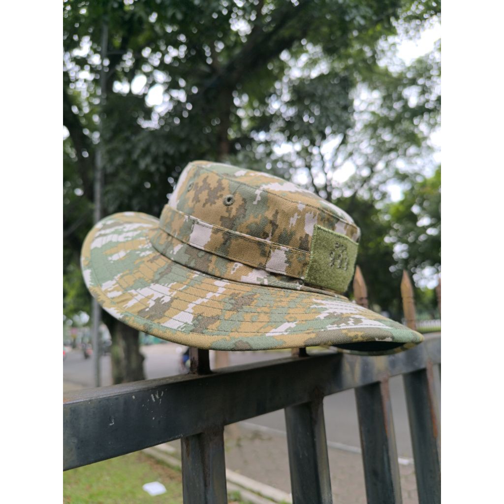 Jual TOPI RIMBA SAGE GREEN / TOPI RIMBA TNI TERBARU / TOPI RIMBA KAWAT ...
