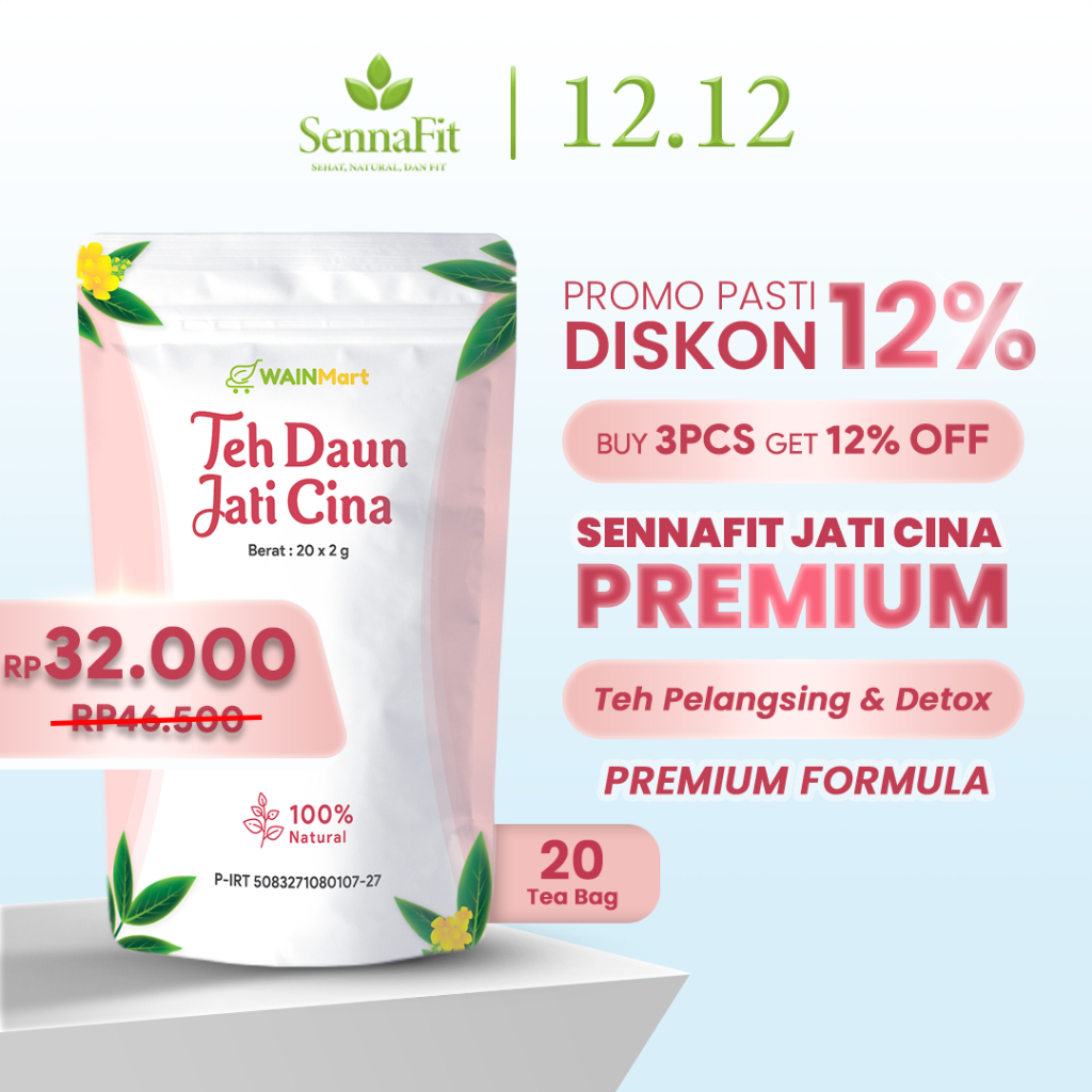 Jual SENNAFIT Teh Jati Cina - Teh Detox & Pelangsing - 20 Tea Bag - Teh ...