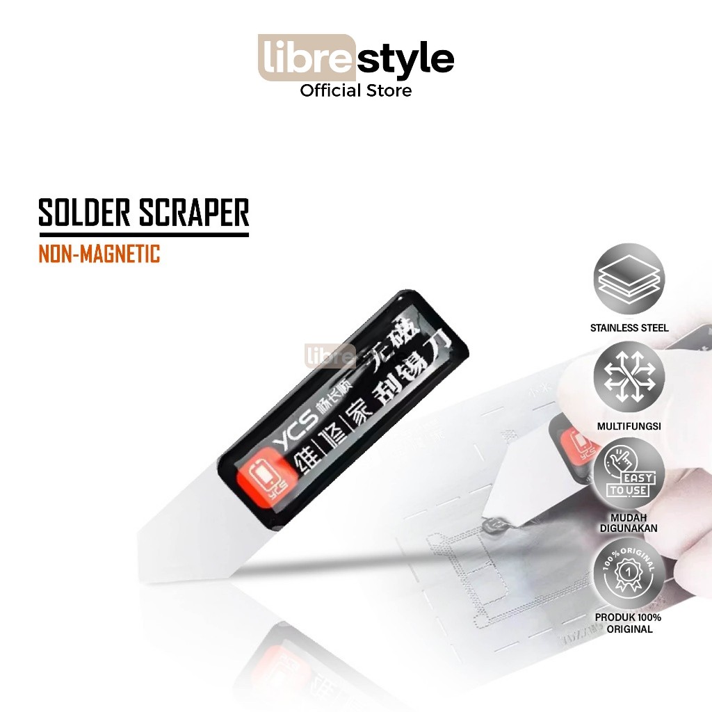 Jual YCS NONMAGNETIC SOLDER SCRAPER - PENGIKIS TIMAH NONMAGNETIK - ALAT ...