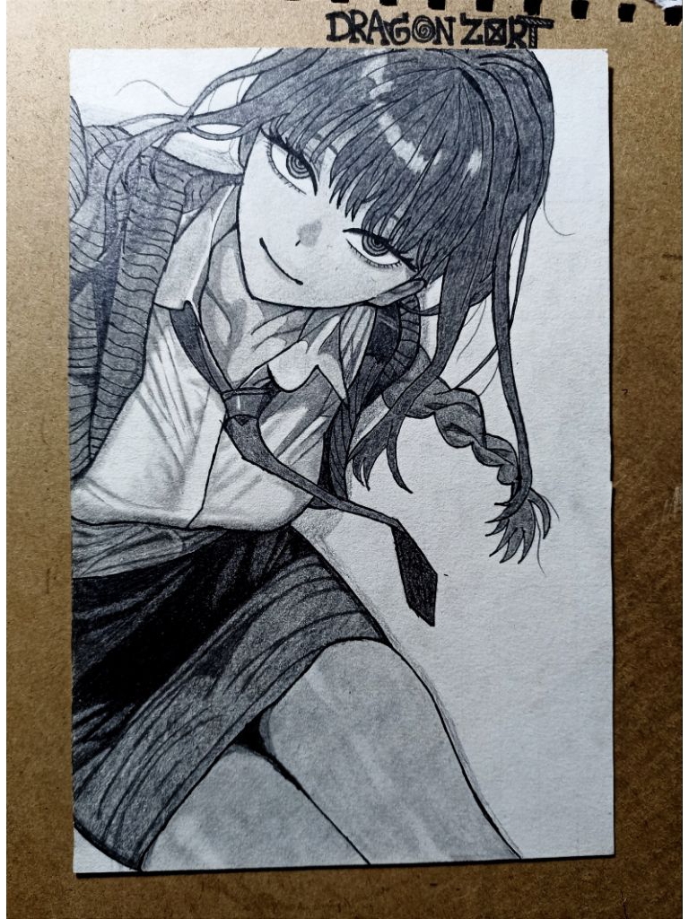 Jual Sketsa Makima Chainsaw Man Shopee Indonesia