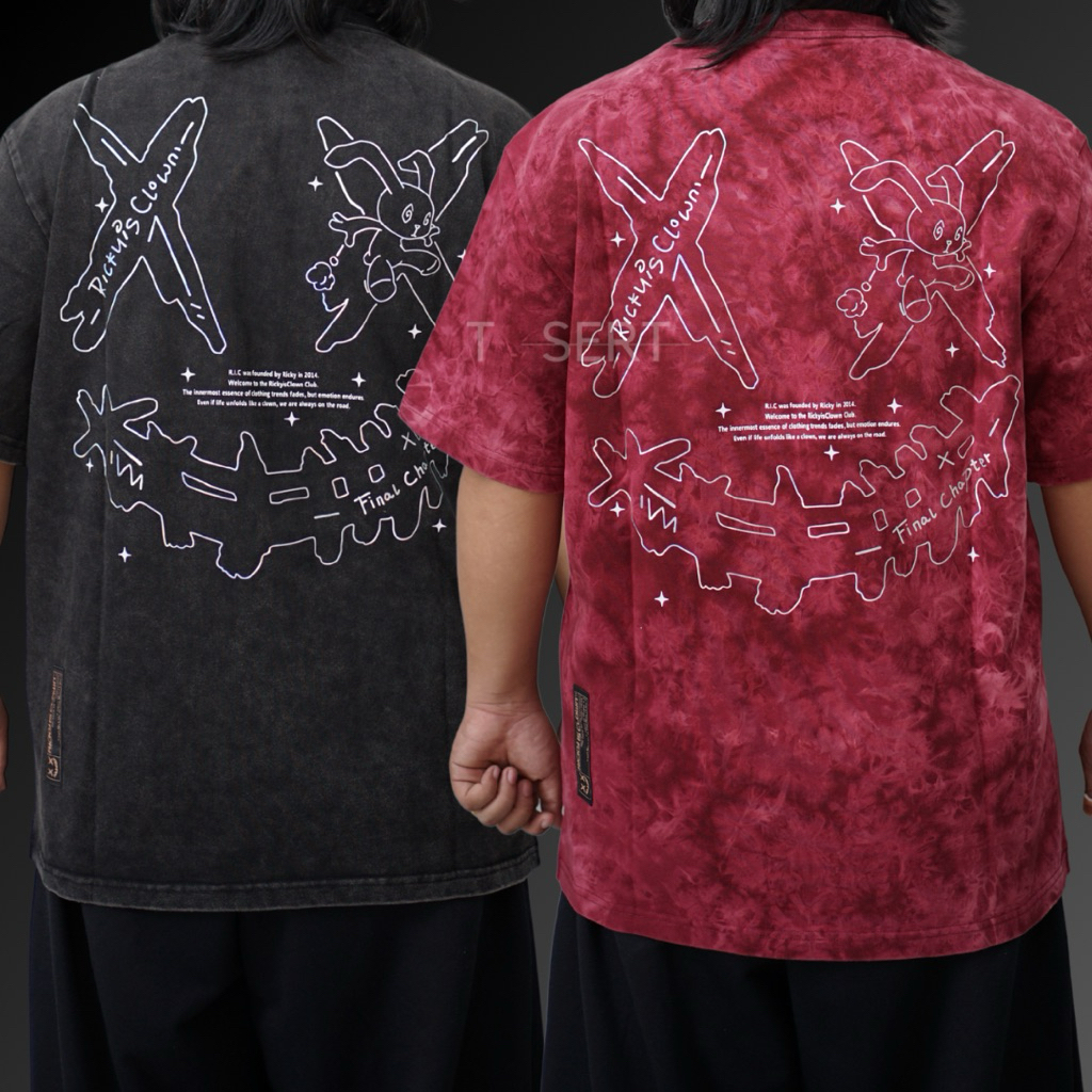 Jual Ricky Is Clown Neon Clown Rabbit Hologram Tee Original / Baju Kaos ...