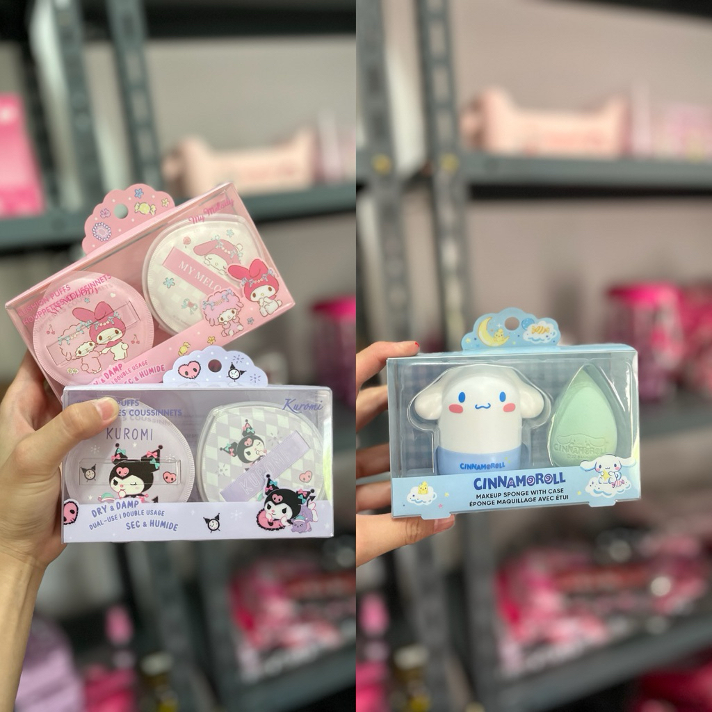 Jual Miniso x Sanrio‼️ Cushion Puffs / Sponges Cushion Sanrio isi 2 ...