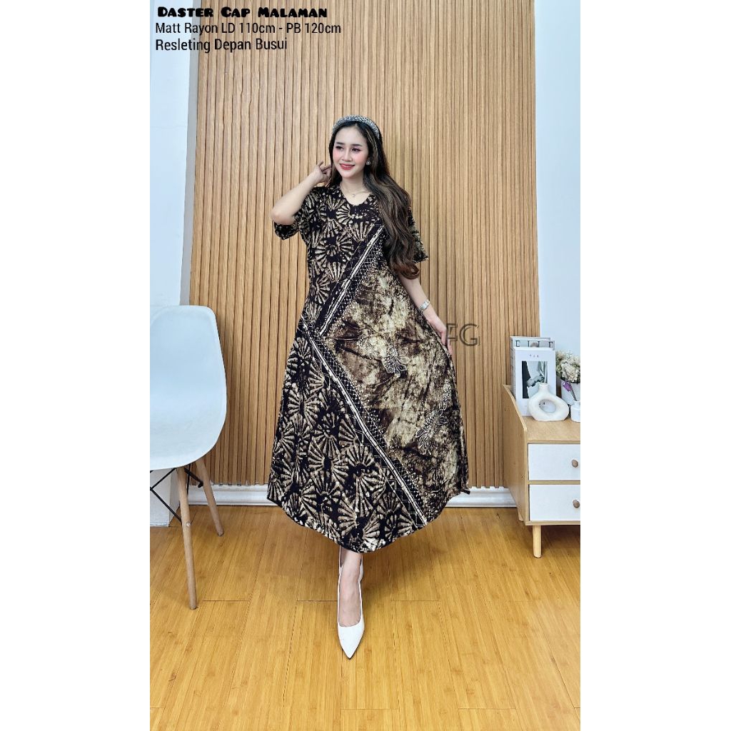 Daster Twill Rayon Super Lengan Pendek 5