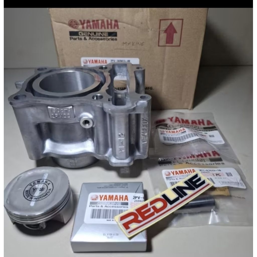 Jual 2PV BLOK SEHER PISTON YAMAHA JUPITER MX KING VIXION R ORIGINAL WB ...