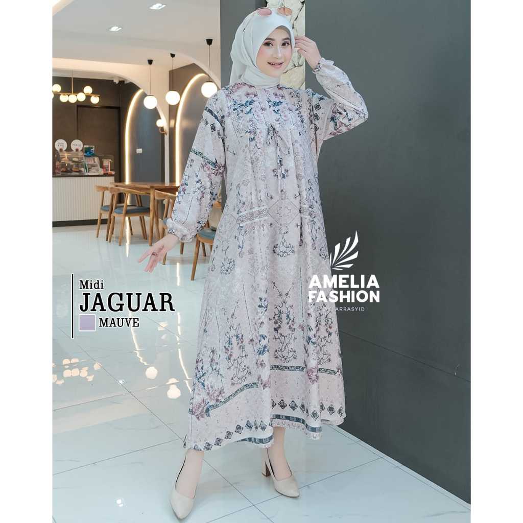 Jual MIDI DRESS JAGUAR BY AMELIA, MIDI LARISA JAGUAR BY AMELIA FASHION , MIDI  DRESS | Shopee Indonesia