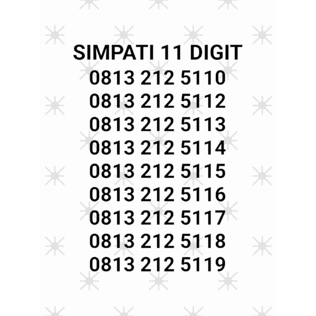 Jual SIMPATI 11 DIGIT | Shopee Indonesia