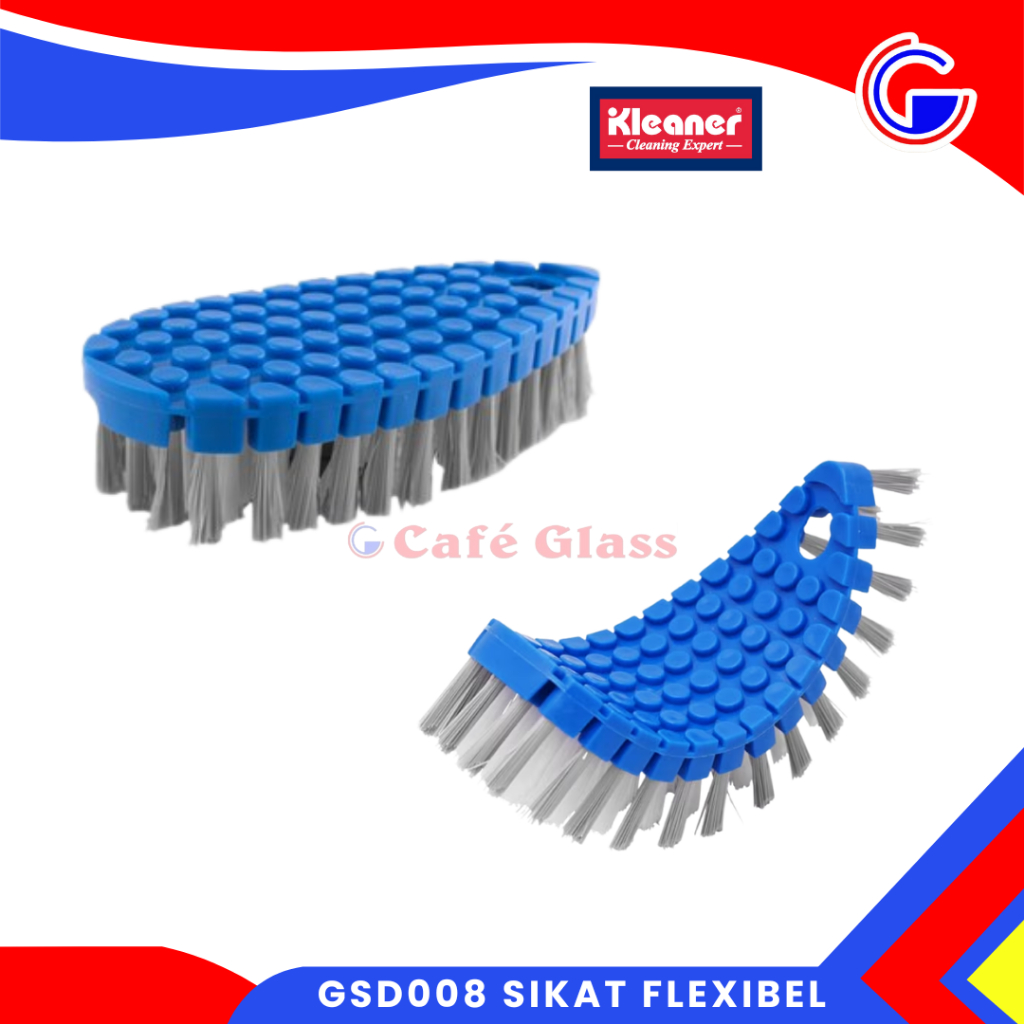 Sikat Flexibel - Sikat Lengkung Multifungsi - Bulu Kuat & Tidak Mudah Rontok - Sikat Gsd008 Kleaner