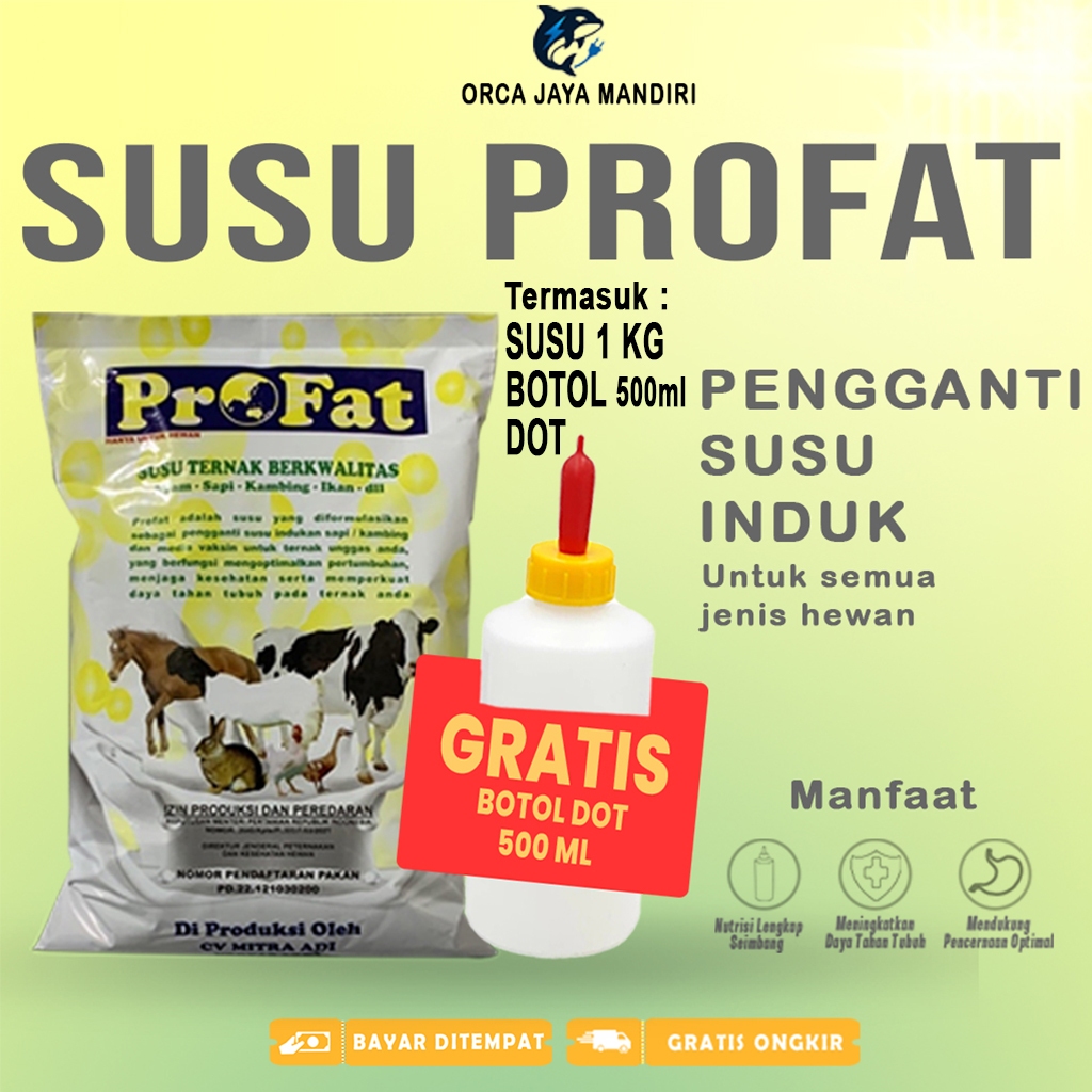 Jual Profat Susu Ternak (susu hewan ternak berkualitas) SUSU PROFAT ...