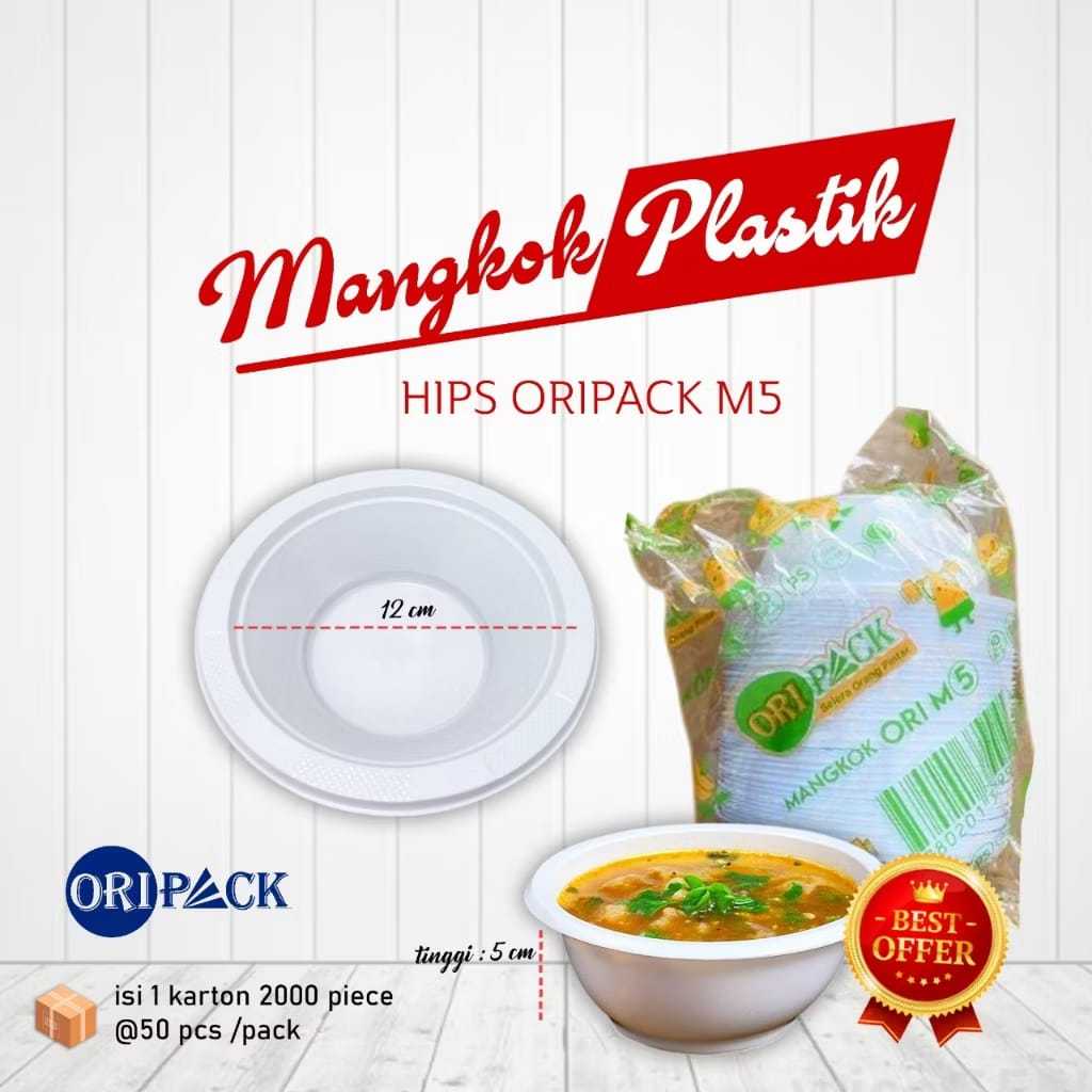 Jual Mangkok Plastik Oripack | M5 | M6 | M7 | ORIPACK Tahan Panas ...