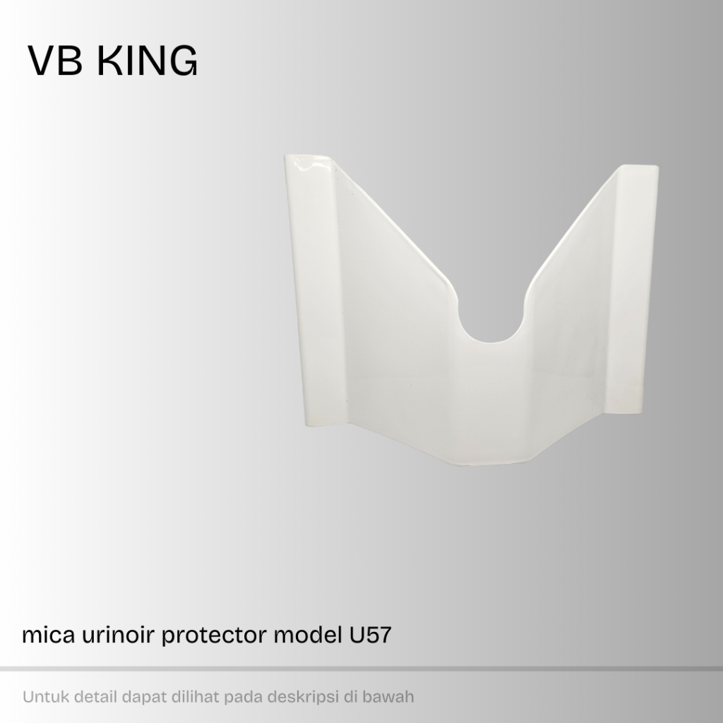 Jual VBK Urinal Protector Mica U57 – Splash Guard Shield Compatible ...