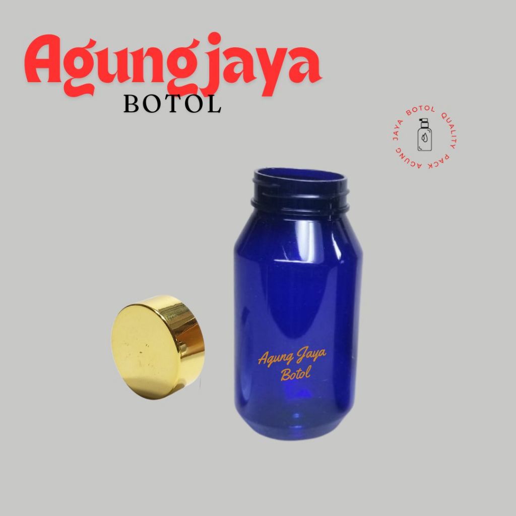 Jual Botol Daxen 150 ml Biru Tutup Alu Obat / Botol Plastik / Botol ...