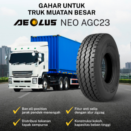 Jual Ban Truk 750 16 14pr AEOLUS AGC23 7.50 R16 14ply KAWAT SET include ...