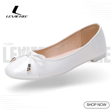 LVR Shuhua Flatshoes Wanita Flatshoes Wanita Motif Rantai TG2030