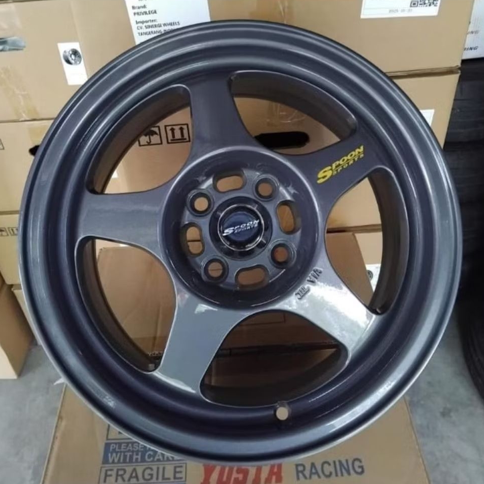 Jual velg racing ring 15 SPOON LEBAR 7 ET 38 R15 velg mobil r15 Brio ...