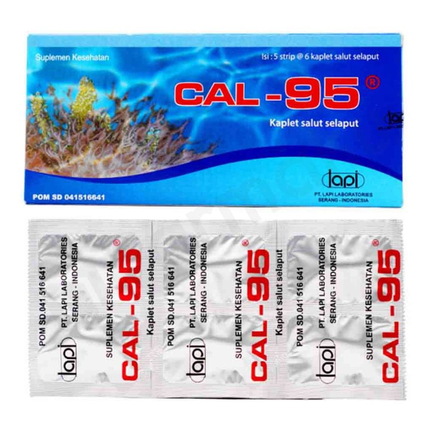 Jual Cal-95 Kapl Suplemen Kalsium Untuk Osteoporosis | Shopee Indonesia
