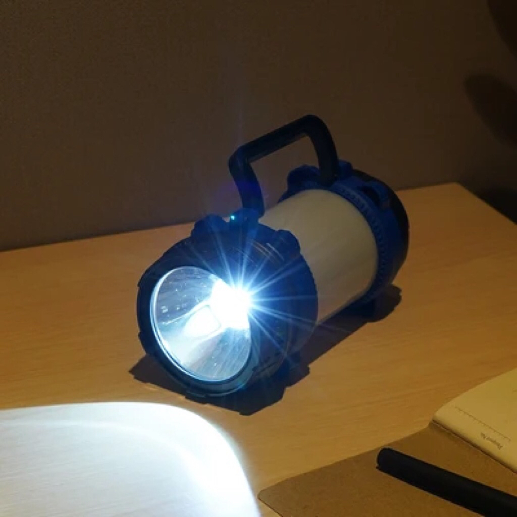 Jual KRISBOW POWERLITE SENTER LED DENGAN LENTERA RECHARGEABLE 7W/AZKO ...