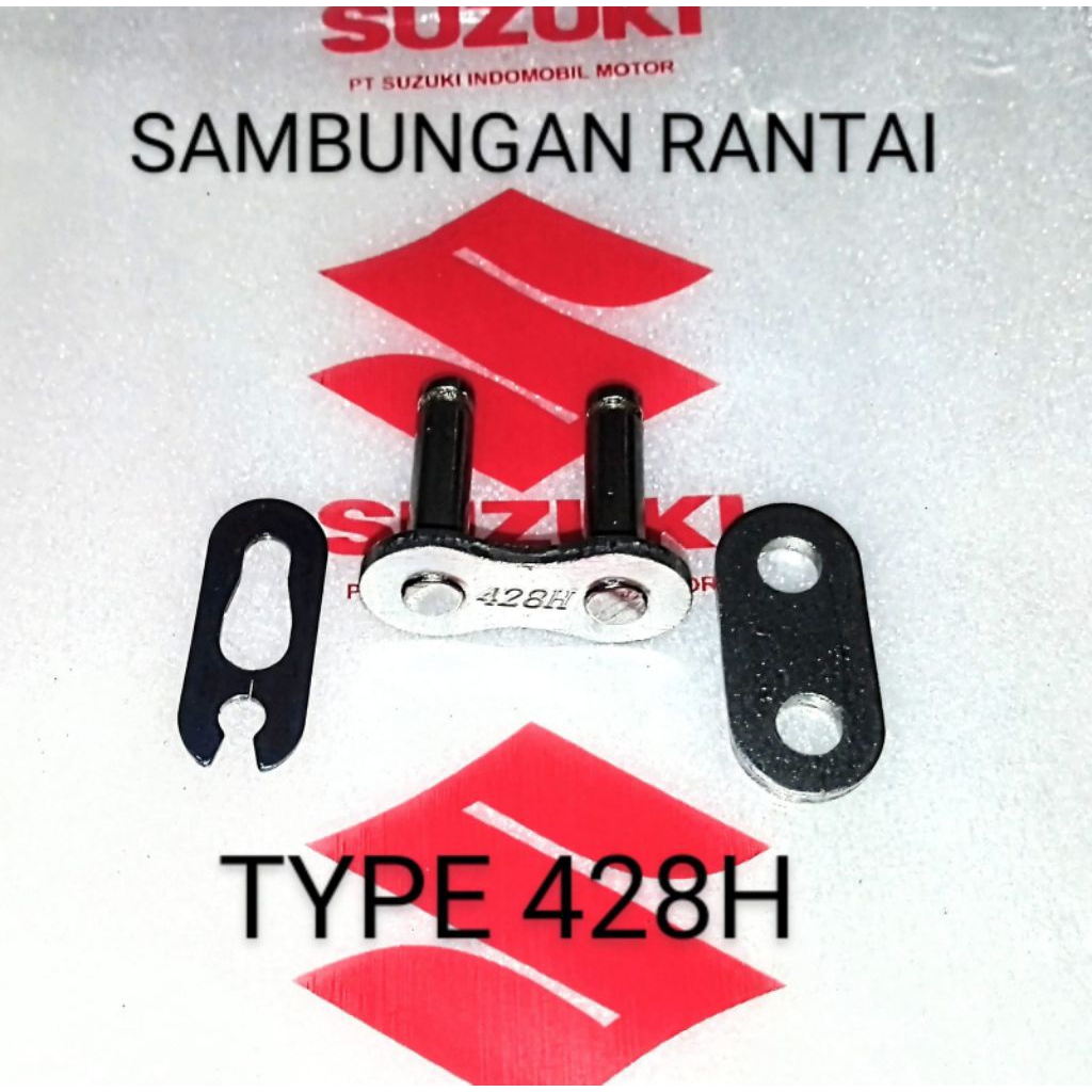 Jual sambungan conecting rantai type 428H SUZUKI ALL TYPE | Shopee ...