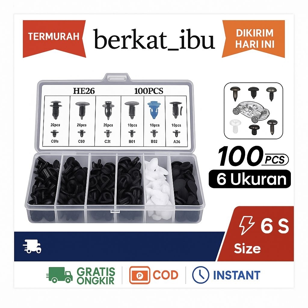 Jual BAUT RIVET KLIP BODY MOBIL/MOTOR – Push Rivet & Klip Plastik ...