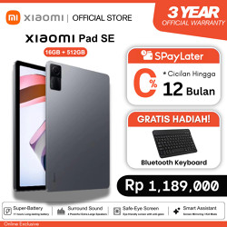 Ready Stock Xiaomi Redmi Pad SE 16GB+512GB / 1TB Snapdragon 865 10.2" FHD+ 10000mAh Layar 11