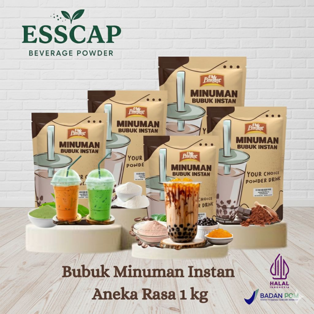 Jual Bubuk Minuman Instan 1kg Aneka Rasa – Halal Premium untuk Cafe ...