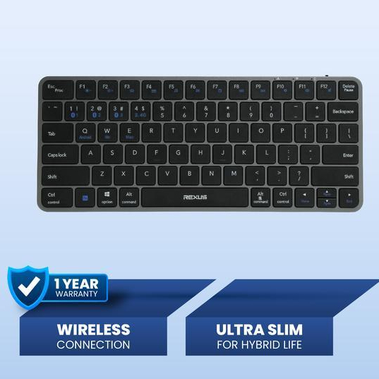 Jual Dim - Rexus Kl150 Keyboard Office Wireless Low-Profile - 75% ...