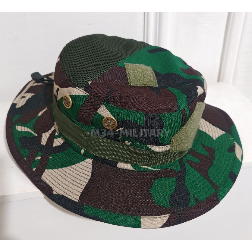 Jual TOPI RIMBA KAWAT LORENG TNI PREMIUM | Shopee Indonesia