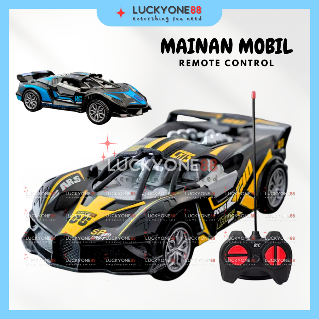 Jual [ TERLARIS ] Mainan RC Mobil Sport Bisa Buka Pintu Remote Control ...