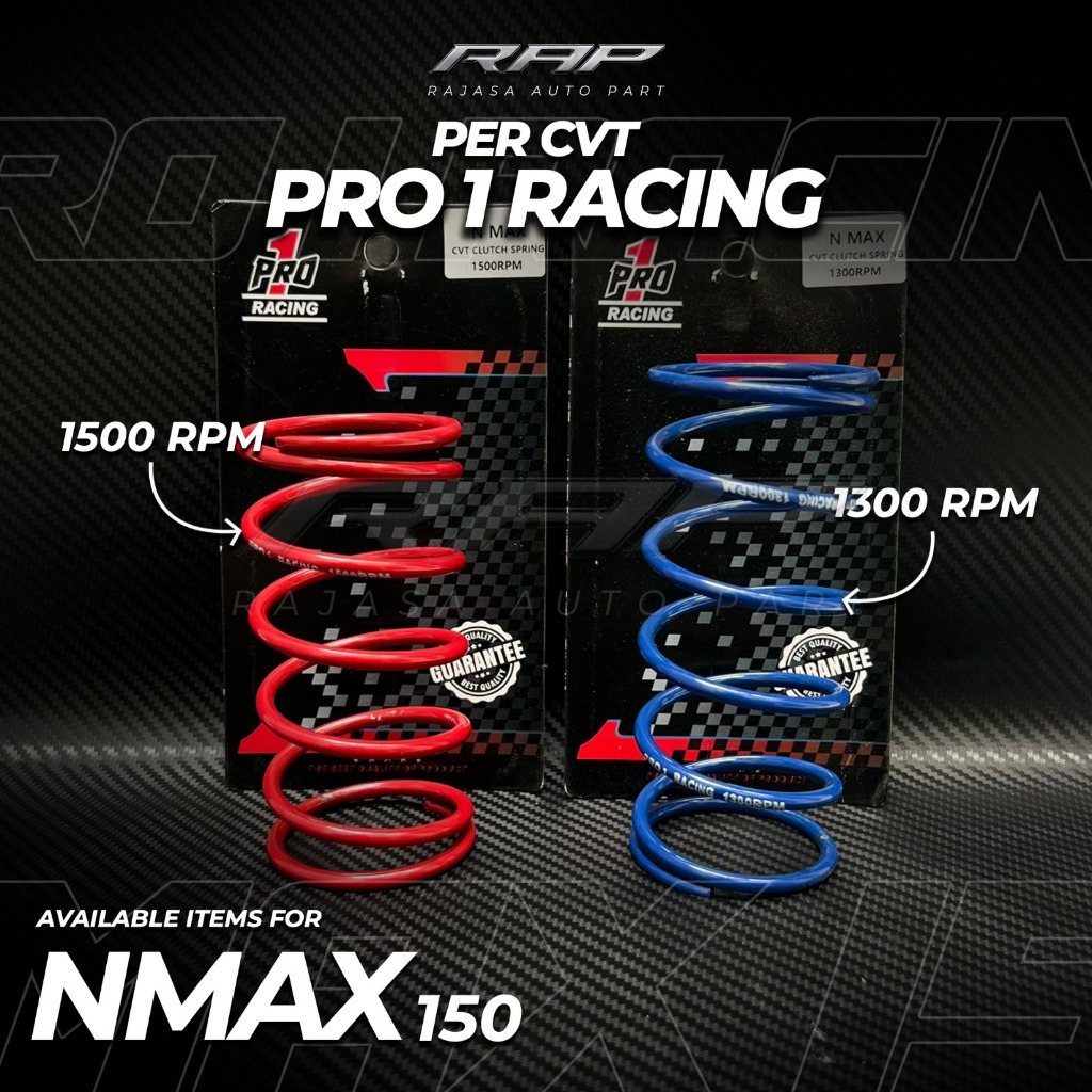 Jual PER CVT PRO 1 RACING NMAX AEROX 1300 RPM 1500 RPM PRO 1 RACING ...