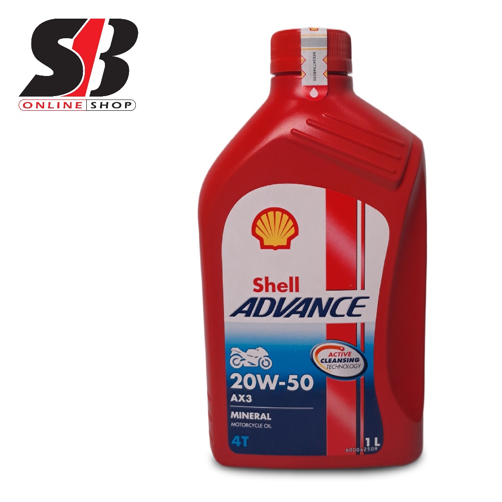 Jual SHELL - ADVANCE 4T AX3 20W-50 1 LITER - Oli Motor | Shopee Indonesia