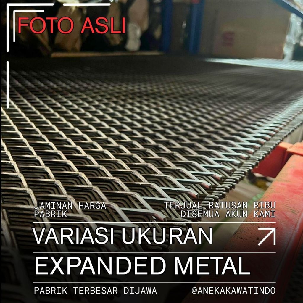 Jual Expanded Metal 2028 / Expanded Mesh F2028 Expanda Diamond Mesh ...