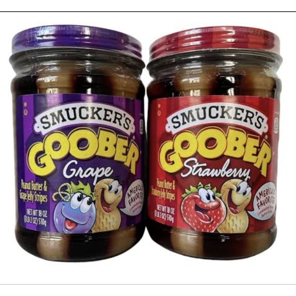 Jual Smucker's Smuckers Goober Grape Strawberry Jam 510g PB&J Selai ...