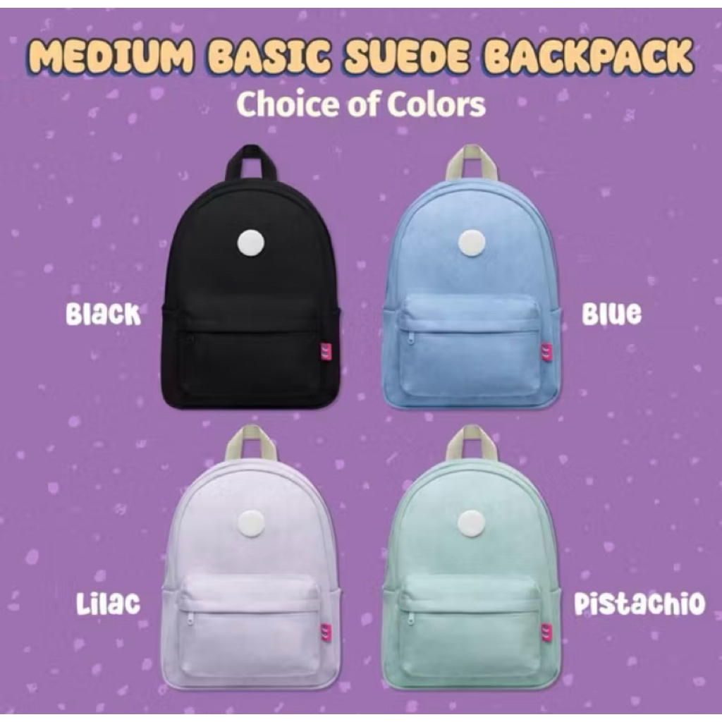 Jual Paddy Medium Basic Suede Backpack - Paddybag Tas Ransel Sekolah ...