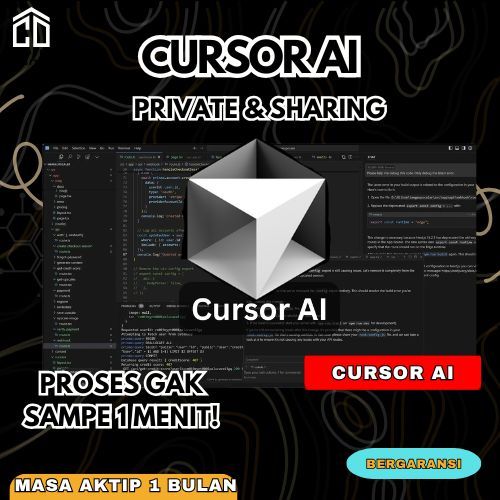 Jual Cursor AI Pro App Dekstop Private Bulanan - Code Prompt - AI Code ...