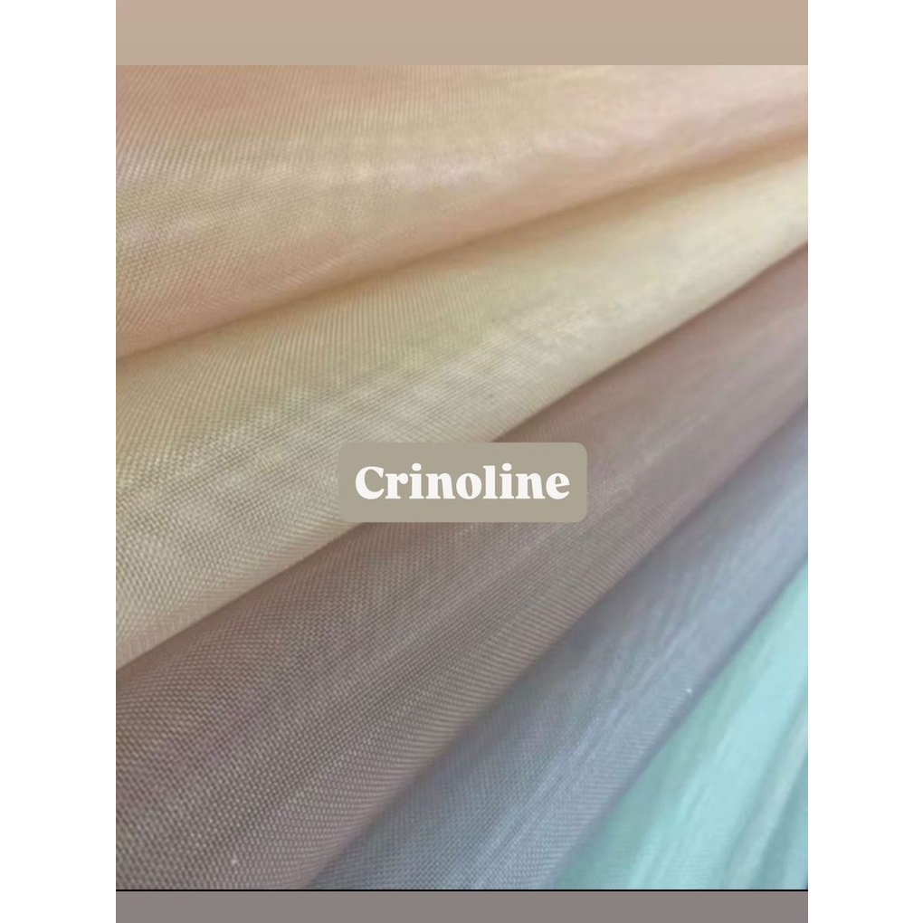 Jual Kain Crinoline / kain segnet / Tile bridal / Hardnet | Shopee ...