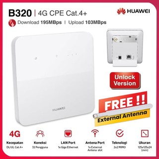 Jual Huawei B320 Modem Router Wifi 4G - Unlock All Operator - Garansi ...
