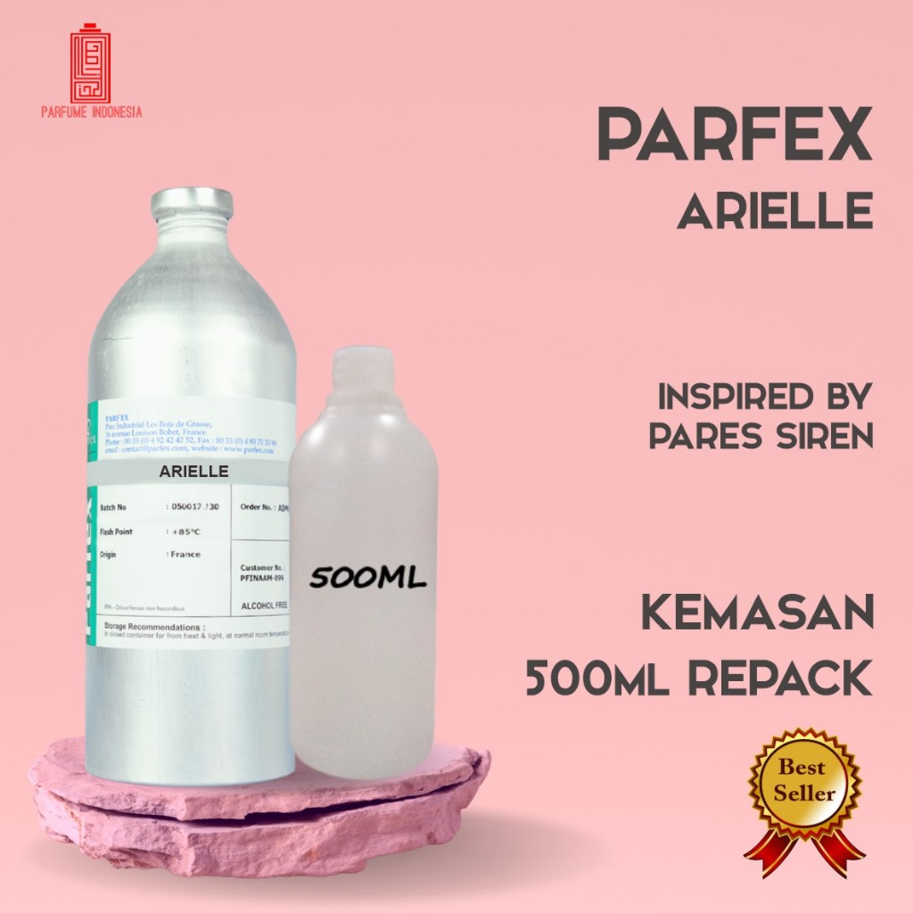 Jual bibit parfum murni ARIELLE | PARFEX 500ML REPACK | Shopee Indonesia