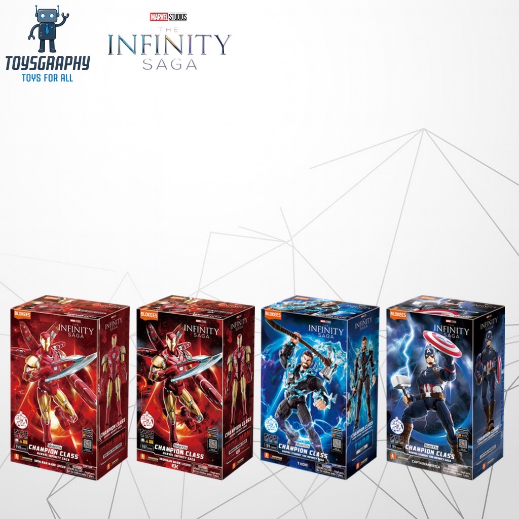 Jual Blokees Champion Class IRON MAN Mark 85 Marvel Infinity Ironman ...